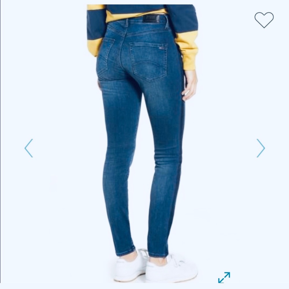 Tommy jeans high rise skinny Santana royal blue 26